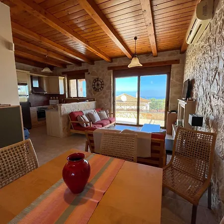 Lägenhet Casa Livia - Secluded Stone With Private Pool And Panoramic Sea Views Tragaki