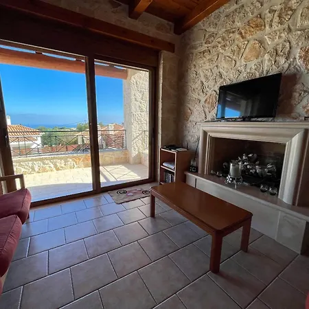 Casa Livia - Secluded Stone With Private Pool And Panoramic Sea Views Tragaki
