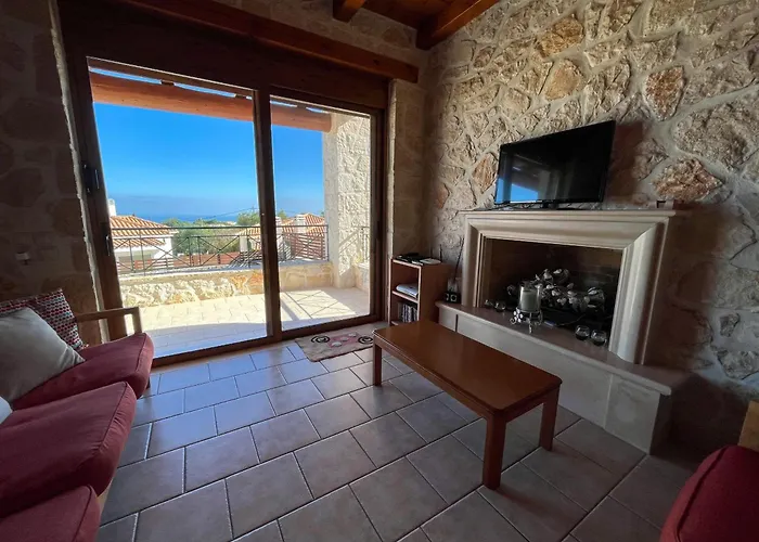 Casa Livia - Secluded Stone With Private Pool And Panoramic Sea Views Tragaki