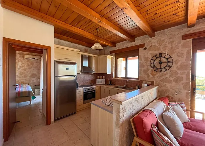 Apartmán Casa Livia - Secluded Stone With Private Pool And Panoramic Sea Views Tragaki