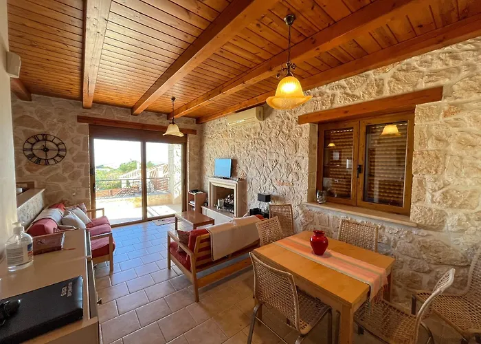 Casa Livia - Secluded Stone With Private Pool And Panoramic Sea Views Tragaki