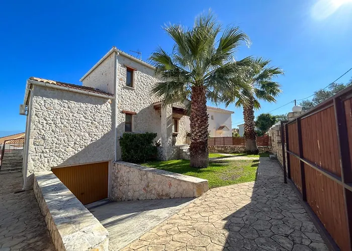 Apartmán Casa Livia - Secluded Stone With Private Pool And Panoramic Sea Views Tragaki